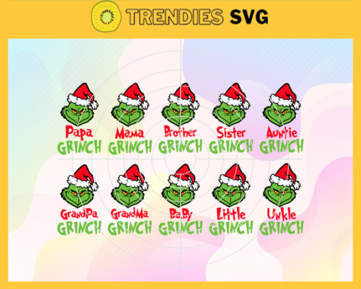 Grinch Family Christmas Svg Grinch Lover Christmas Grinch Christmas Svg Santa Grinch Grinch Svg Design 3755