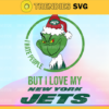Grinch Santa Christmas Svg I hate people Svg I Love New York Jets Svg New York Jets clipart New York Jets New York Jets svg Design 3851