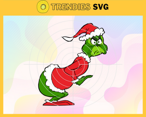Grinch Santa Claus Svg Christmas Svg Grinch Svg Santa Grinch Svg Funny Grinch Svg Santa Hat Svg Design 3860
