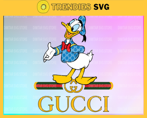 Gucci Disney Inspired printable graphic art Donald Duck Donald Duck SVG PNG EPS DXF PDF Gucci Logo Design 3882