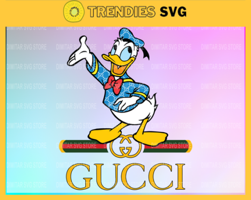Gucci Disney Inspired printable graphic art Donald Duck Donald Duck SVG PNG EPS DXF PDF Gucci Logo Design 3883