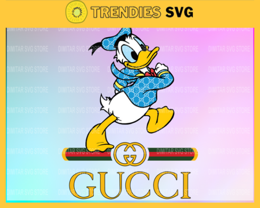 Gucci Disney Inspired printable graphic art Donald Duck Donald Duck SVG PNG EPS DXF PDF Gucci Logo Design 3884