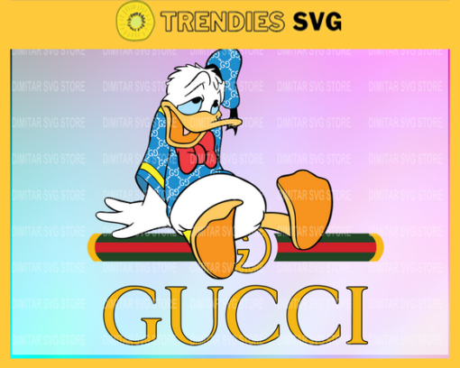 Gucci Disney Inspired printable graphic art Donald Duck Donald Duck SVG PNG EPS DXF PDF Gucci Logo Design 3886