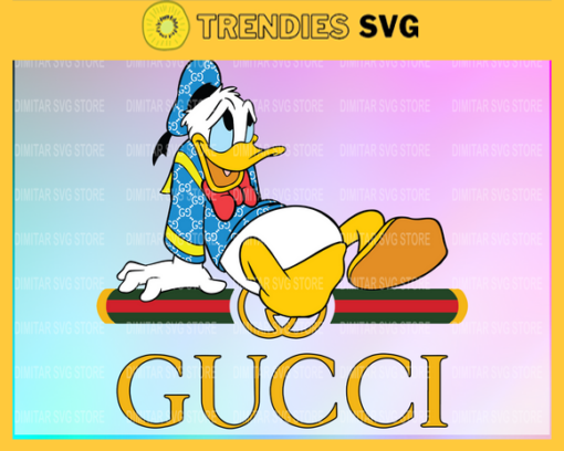 Gucci Disney Inspired printable graphic art Donald Duck Donald Duck SVG PNG EPS DXF PDF Gucci Logo Design 3889