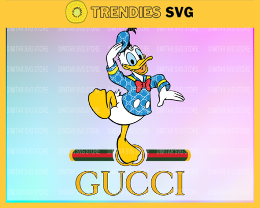 Gucci Disney Inspired printable graphic art Donald Duck Donald Duck SVG PNG EPS DXF PDF Gucci Logo Design 3891