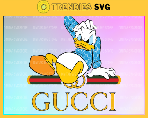 Gucci Disney Inspired printable graphic art Donald Duck Donald Duck SVG PNG EPS DXF PDF Gucci Logo Design 3892