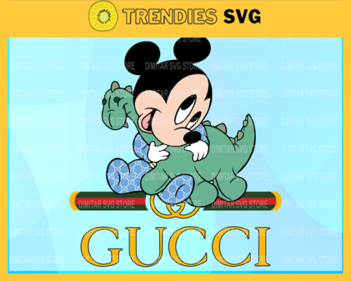 Gucci Disney Inspired printable graphic art Mickey Mickey SVG PNG EPS DXF PDF Design 3895 Design 3895