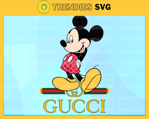Gucci Disney Inspired printable graphic art Mickey Mickey SVG PNG EPS DXF PDF Design 3902 Design 3902