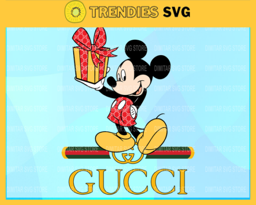 Gucci Disney Inspired printable graphic art Mickey Mickey SVG PNG EPS DXF PDF Design 3904 Design 3904