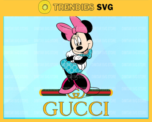 Gucci Disney Inspired printable graphic art Minnie Minnie SVG PNG EPS DXF PDF Design 3908 Design 3908