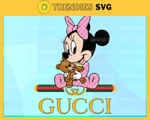 Gucci Disney Inspired printable graphic art Minnie Minnie SVG PNG EPS DXF PDF Design 3910 Design 3910