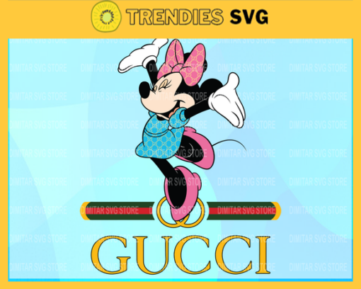 Gucci Disney Inspired printable graphic art Minnie Minnie SVG PNG EPS DXF PDF Design 3918 Design 3918