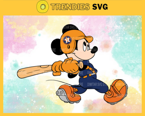 Houston Astros Mickey Svg Eps Png Dxf Pdf Baseball SVG files Design 4013