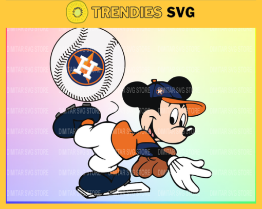 Houston Astros Mickey Svg Eps Png Dxf Pdf Baseball SVG files Design 4014