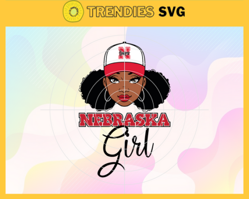 Huskers Black Girl Svg Nebraska Huskers Svg Huskers Svg Huskers Logo svg Huskers Girl Svg NCAA Girl Svg Design 4151