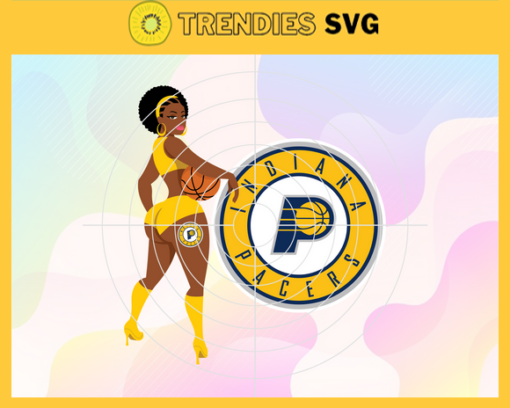 Indiana Pacers Svg Pacers Svg Pacers Back Girl Svg Pacers Logo Svg Girl Svg Black Queen Svg Design 4707
