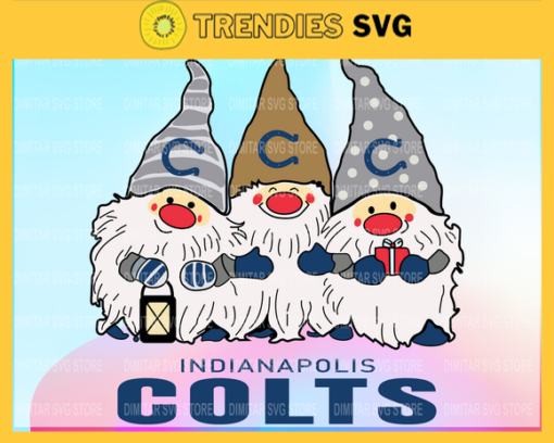 Indianapolis Colts And Triples Gnomes Sport Svg Gnomes Svg Football NFL Team Design 4714