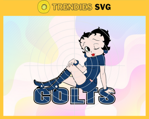 Indianapolis Colts Betty Boop Svg Colts Svg Colts Girls Svg Colts Logo Svg White Girls Svg Queen Svg Design 4725