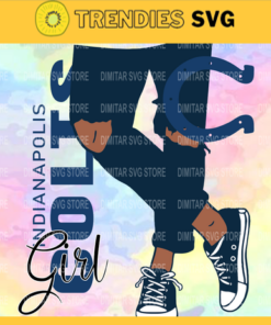 Indianapolis Colts Girl with Jean Svg Pdf Dxf Eps Png Silhouette Svg Download Instant Design 4756