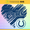 Indianapolis Colts Heart NFL Svg Sport NFL Svg Heart T Shirt Heart Cut Files Silhouette Svg Download Instant Design 4762