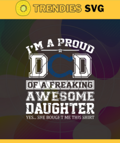 Indianapolis Colts I Proud Dad Of A Freaking Awesome Daughter Svg Fathers Day Gift Footbal ball Fan svg Dad Nfl svg Fathers Day svg Colts DAD svg Design 4765