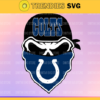 Indianapolis Colts Skull NFL Svg Pdf Dxf Eps Png Silhouette Svg Download Instant Design 4791