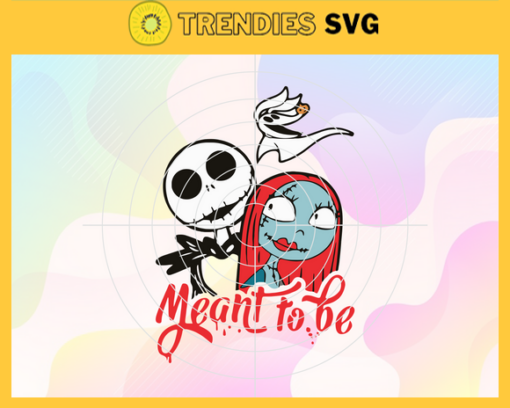 Jack And Sally Svg Meant To Be Svg Jack Skellington Jack Skellington Svg The Nightmare Before Christmas Sally Svg Design 4999