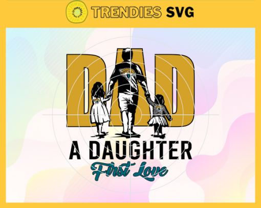 Jacksonville Jaguars Dad Like Father Like Daughter Svg Fathers Day Gift Footbal ball Fan svg Dad Nfl svg Fathers Day svg Jaguars DAD svg Design 5039