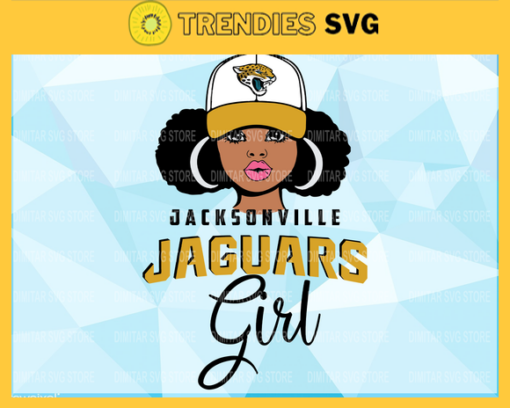 Jacksonville Jaguars Girl NFL Svg Pdf Dxf Eps Png Silhouette Svg Download Instant Design 5059