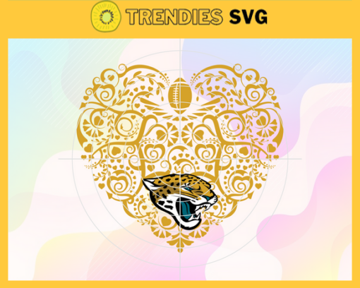 Jacksonville Jaguars Heart NFL Svg Jacksonville Jaguars Jacksonville svg Jacksonville Heart svg Jaguars svg Jaguars Heart svg Design 5063