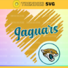 Jacksonville Jaguars Heart NFL Svg Sport NFL Svg Heart T Shirt Heart Cut Files Silhouette Svg Download Instant Design 5067