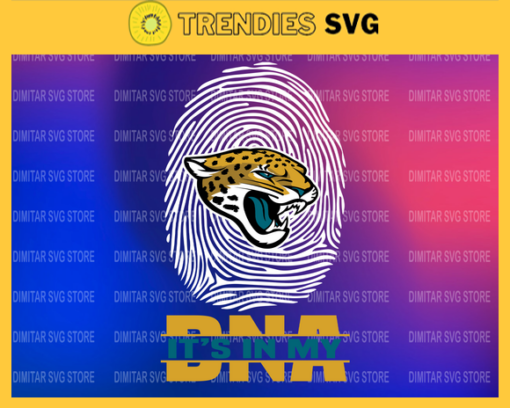 Jacksonville Jaguars It is in my DNA Svg Sport NFL Svg DNA T Shirt DNA Cut Files Silhouette Svg Download Instant Design 5071