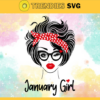 January girl Svg Eps Png Pdf Dxf Month birthday Svg Design 5150