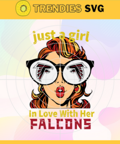Just A Girl In Love With Her Falcons Svg Atlanta Falcons Svg Falcons svg Falcons Girl svg Falcons Fan Svg Falcons Logo Svg Design 5291