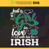 Just A Girl In Love With Her Fighting Irish Svg Notre Dame Fighting Irish Svg Fighting Irish Svg Fighting Irish Logo svg Fighting Irish Girl Svg NCAA Girl Svg Design 5294