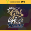 Just A Girl In Love With Her Rams Svg Los Angeles Rams Svg Rams svg Rams Girl svg Rams Fan Svg Rams Logo Svg Design 5371