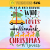 Just a bus driver who loves hallmark christmas movies svg png dxf eps digital file Hallmark Svg Christmas Movies Svg Design 5213