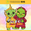 Kansas City Chiefs Baby Yoda And Grinch NFL Svg Instand Download Design 5449 Design 5449