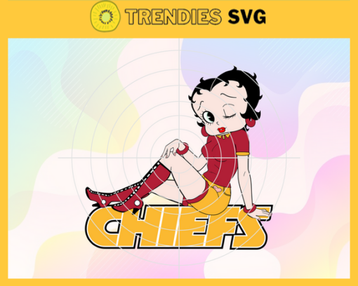 Kansas City Chiefs Betty Boop Svg Chiefs Svg Chiefs Girls Svg Chiefs Logo Svg White Girls Svg Queen Svg Design 5458