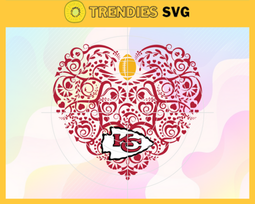 Kansas City Chiefs Heart NFL Svg Kansas City Kansas svg Kansas Heart svg Chiefs svg Chiefs Heart svg Design 5493