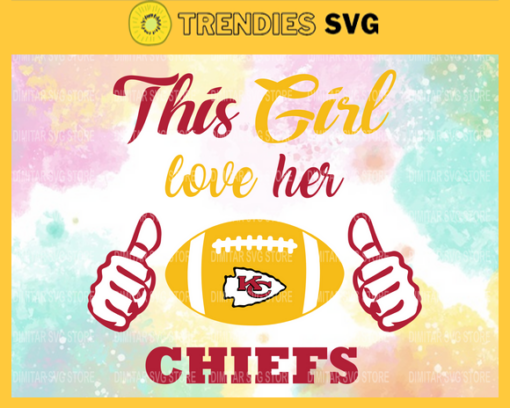 Kansas City Chiefs Svg NFL Svg National Football League Svg Match Svg Teams Svg Football Svg Design 5559