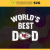 Kansas City Chiefs Worlds Best Dad svg Fathers Day Gift Footbal ball Fan svg Dad Nfl svg Fathers Day svg Chiefs DAD svg Design 5561