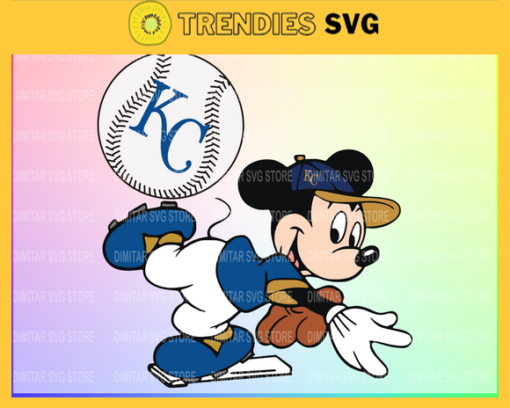 Kansas City Royals Mickey Svg Eps Png Dxf Pdf Baseball SVG files Design 5567
