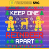 Keep One Reindeer Apart Svg Ginger cake svg Christmas 2020 Svg Pdf Png Eps Design 5578