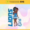 Lions Black Girl Svg Detroit Lions Svg Lions svg Lions Girl svg Lions Fan Svg Lions Logo Svg Design 5692