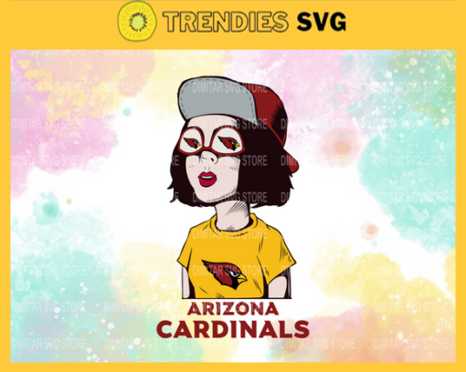 Little Girl Svg Arizona Cardinals Svg Arizona Svg Cardinals svg Girl Svg Queen Svg Design 5698