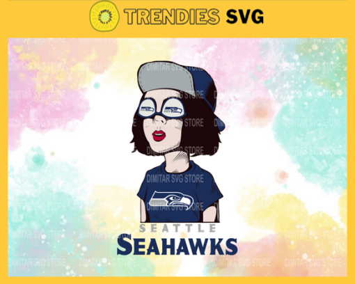 Little Girl Svg Seattle Seahawks Svg Seattle Svg Seahawks svg Girl Svg Queen Svg Design 5726