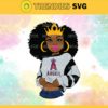 Los Angeles Angels Black Girls Baseball SVG files Los Angeles Angels svg Los Angeles Angels png Los Angeles Angels eps Los Angeles Angels logo Design 5742