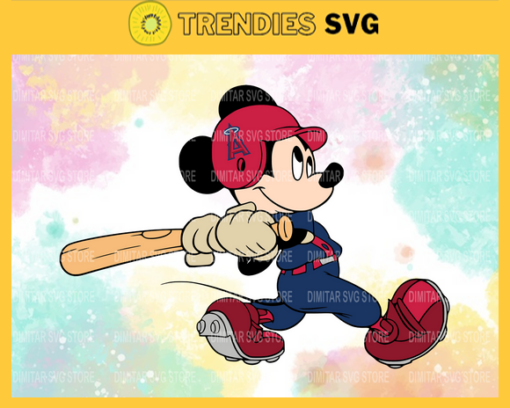 Los Angeles Angels Mickey Svg Eps Png Dxf Pdf Baseball SVG files Design 5744