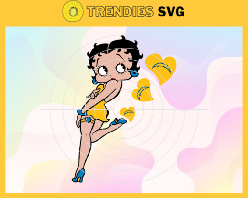 Los Angeles Chargers Betty Boop Svg Chargers Svg Chargers Girls Svg Chargers Logo Svg Girls Svg Queen Svg Design 5761